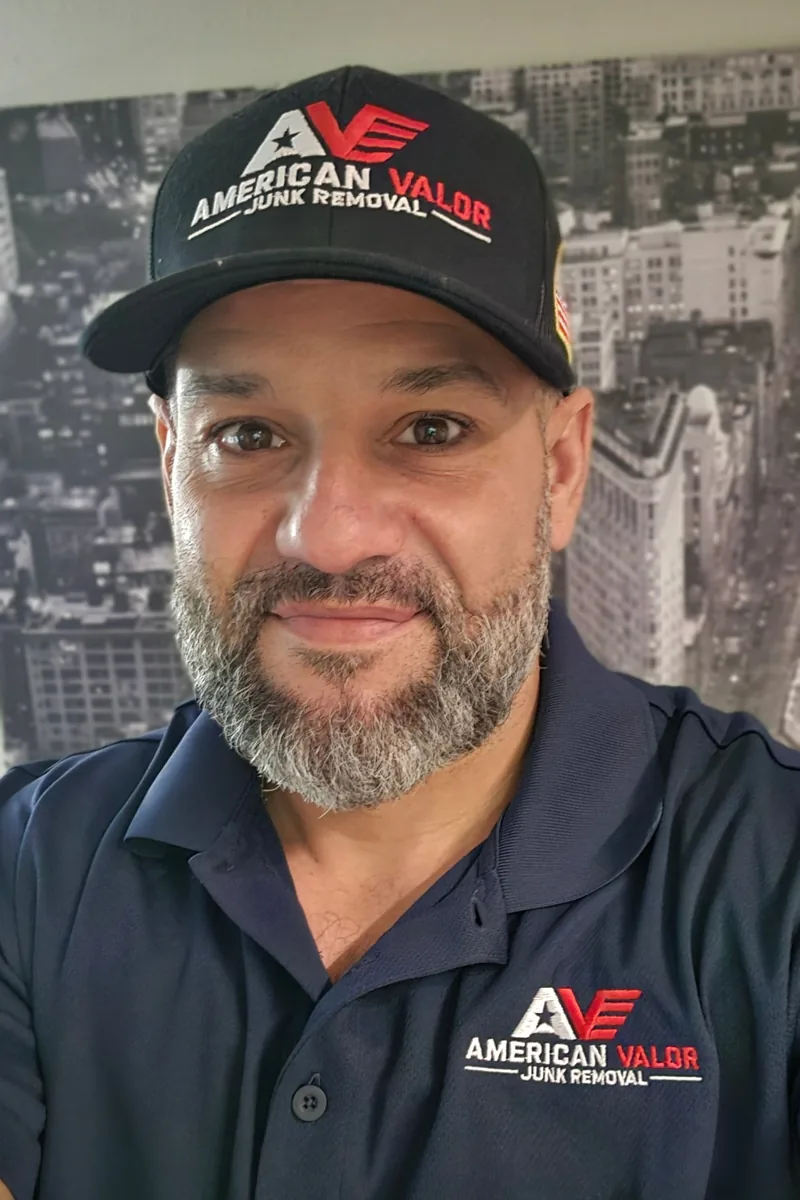 Jerod Salas, owner of American Valor Junk Removal